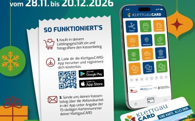 Weihnachtsaktion „Dein Kassenbeleg zum Glück“